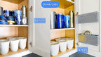 Slim Caddy ORIGINAL Cabinet Door Organizer | Optimize Your Cabinet Space | Kitchen Plastic Lids Organizer, Bathroom Accessories, Under Sink Organizer, and More | 2 PK, 8”L x 3.5”H x 1.8”D each - Image 7