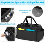HODRANT Extra-Large Cleaning Caddy with Handles & Multi Pockets - Image 3