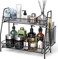 Bathroom Organizer Countertop, Spice Rack Organizer for Cabinet,Black by SPISPI