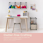 IRIS USA 6-Cube Modular Wire Cube Storage Organizer - Image 6