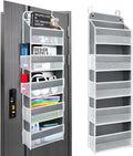 Ease of Assembly Over The Door Organizer,5 Shelves&8 Side Pockets by Unknown