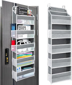 Ease of Assembly Over The Door Organizer,5 Shelves&8 Side Pockets by Unknown
