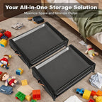 80L Large Under Bed Storage with Wheels, 2-Pack XXL Underbed Shoe Storage - Image 7