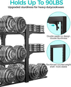 ORDORA Pots and Pans Organizer Under Cabinet 13.8", 6-Tier Adjustable Rack - Image 5