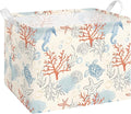 Collapsible Storage Basket Collapsible Fabric Laundry Basket with Handles by Alldomess