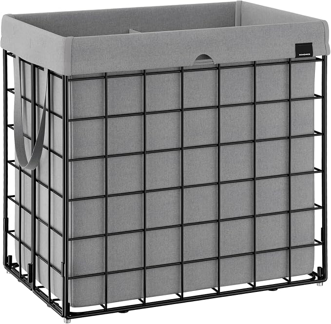 SONGMICS Laundry Hamper, Collapsible, 34.3 Gal. (130L) by Unknown