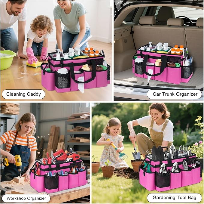 Cleaning Caddy Bag, Extra Large Cleaning Supply Bag for Housekeepers - Image 6