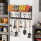 Broom and Mop Organizer Wall Mount, 2 pcs - Image 8