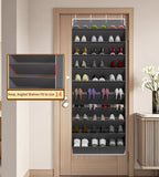 TAHAVICE Over the Door Shoe Organizer, Hanging Shoe Organizer with 30 Pairs - Image 2