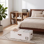 StorageWorks 10 Inch Tall Under Bed Storage Containers with Clear Lid - Image 5