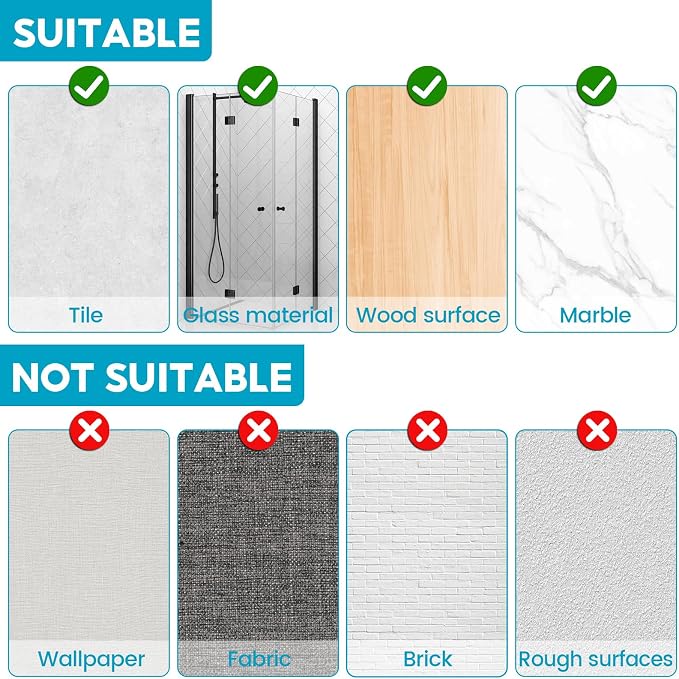 Broom Holder Wall Mount, 4 Pack Self Adhesive Broom and Mop Organizer - Image 4