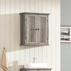 ChooChoo Bathroom Wall Cabinet with 2 Doors, Over The Toilet, Farmhouse - Image 5
