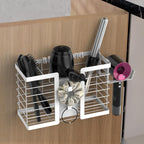 FUNKYLEE 3-in-1 Universal Hair Tool Organizer Wall Mount, White by FUNKYLEE