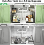 ARSTPEOE Under Sink Organizer - 2 Pack Multi-Purpose Pull-Out Storage Shelf - Image 5