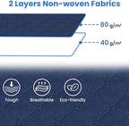 Fab totes 10 Pack Storage Bags for Clothes Blanket Storage Bins with Lids | Foldable Closet Organizers with Zippers,Window and Handles,Fabric Storage Bins for Sweater,Comforter,Bedding,Dorm essentials - Image 3