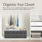 Reli. 90L Under Bed Storage Containers 4 Pack | Closet Organizer Bins - Image 6