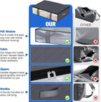 TasticTotes 8 Pack Under Bed Storage Containers, 60L Blanket Storage Bags - Image 6