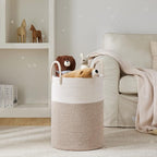 YOUDENOVA Cotton Rope Laundry Hamper Basket, 72L Blanket Basket for Bedroom - Image 2