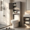 Bealife Over The Toilet Storage Cabinet with Open Shelf - Grey by Bealife