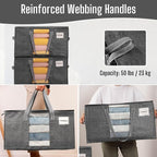 VENO Moving Bags, Wide Open Top, Clear Window, Gray, 4 Pack - Image 5