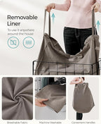 SONGMICS Laundry Hamper, Collapsible, 29 Gal. (110L) - Image 6