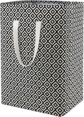 Waterproof Laundry Hamper Collapsible Laundry Basket Leather Handle Laundry Bag Large Clothes Storage Toy Organization for Bathroom Bedroom Laundryroom College Dorms (Pop-Up Laundry Hampers-004) by %E2%80%8ETeLUVHome