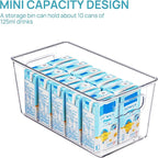 Vtopmart 6 Pack Clear Storage Bins, Pantry Storage Bins with Handle, Small - Image 4