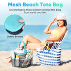 EUDELE Mesh Shower Caddy Portable for College Dorm Room Essentials, Shower Caddy Dorm with 9-Pocket Large Capacity for Beach, Swimming, Gym, Camping, Travel essentials - Image 5