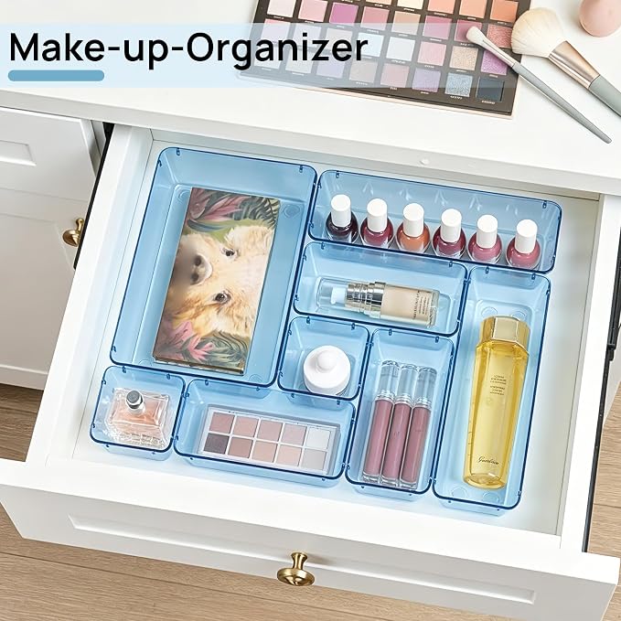 Vtopmart 25 Pack Plastic Drawer Organizers with Non-slip Rubber Pads - Image 4