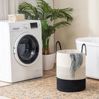 Woven Rope Laundry Hamper Basket by YOUDENOVA, Tall Luandry Basket, Baby Nursery Hamper for Blanket Storage, Clothes Hamper for Laundry in Bedroom-Large-(Dark White, 58L) - Image 6