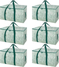 BALEINE 6-Pack Oversized Moving Bags with Reinforced Handles, Heavy-Duty Storage Tote for Clothes, Moving Supplies (Antique Folidage, 6-Pack) by BALEINE