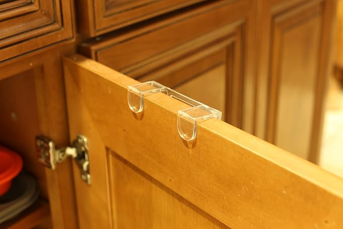 Deco Brothers Over Cabinet Door Organizer, Silver - Image 2