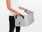 Brabantia - Foldable Laundry Basket - Compact Storage Box - Water Resistant Coating - Multi-Functional - Laundry Hamper - Bathroom - Collapsible - Grey - 9 Gal - Image 9