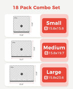 15-Pack Vacuum Seal Bags for Clothing Travel with Cordless Pump - Image 3