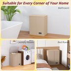 150L Laundry Hamper 2 Section, Large Laundry Hamper with Lid, Dirty Clothes Hamper with 2 Removable Inner Bags, Collapsible Laundry Basket Organizer for for Clothes Toys Towels, Hamper 2 Compartment - Image 2