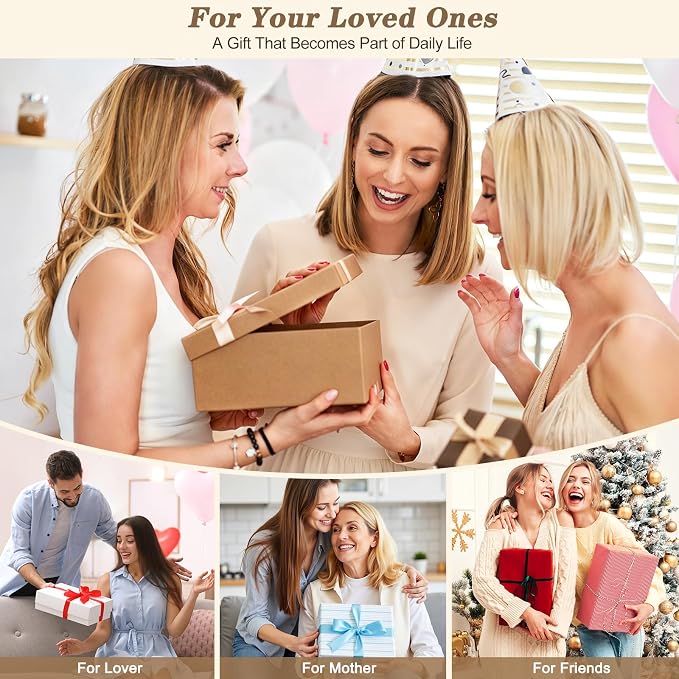 VINAEMO Jewelry Organizer Hanging Wall Mounted Jewelry Holder with Rustic Wood Drawer & Large Capacity Storage Shelf Rack Display for Earrings Rings Necklaces Bracelet - Image 7
