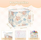 Collapsible Storage Basket Collapsible Fabric Laundry Basket with Handles - Image 3