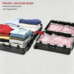 Travel Vacuum Bags for Clothing with Cordless Pump 18 Combo, Pink | Compression Packing Cubes Organizer Storage for Luggage Suitcase, Space Saver Seal Bags for Vacation Cruise - Image 2