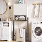 Over The Toilet Storage Cabinet,25" W Bathroom Organizer, White - Image 3