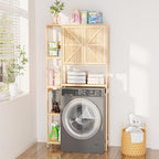 Bamboo Over-the-Toilet Storage Cabinet with Shelves for Small Bathrooms - Image 4