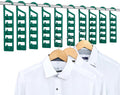 CraftyCrocodile Space Saving Hangers for Clothes - 10 in Pack, Heavy Duty Plastic, Multi Closet Space Savers for Shirts, Pants, Jeans, Sweaters - Hanger Organizer Space Saver by CraftyCrocodile