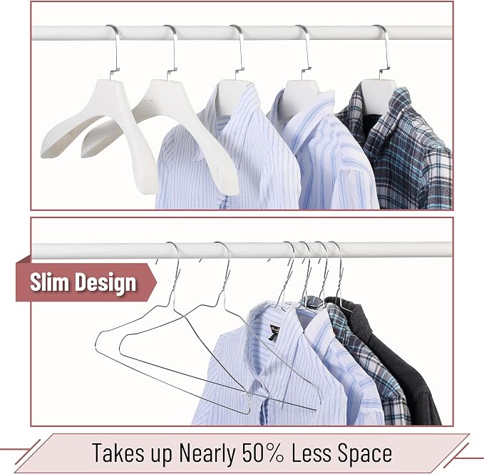 Mr. Pen- Metal Wire Hangers, 20 Pack, Silver - Image 4