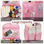 Hanging Mesh Shower Caddy Portable for College Dorm Room Essentials Pink - Image 6