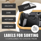 Hampers for Laundry Basket with Lid, 145L Large Laundry Hamper 3 Section - Image 5