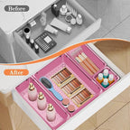 SpaceHacks 25 PCS Plastic Drawer Organizer, 4-Size Versatile Organizer Trays & storage Bins - Image 4