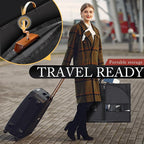 Hleelomi 5 Pack 40-inch Suit Bag Garment Bag for Travel and Storage, Garment Bags for Hanging Clothes with Zipper and Visible Transparent Window, Black - Image 3