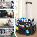 Ytonet Rolling Cleaning Caddy with Wheels, Large Rolling Cleaning Caddy - Image 8