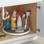 Copco 18 Inch Lazy Susan Turntable Organizer - Nonslip Rotating Cabinet Organizer for Kitchen Pantry, Under Sink, Countertop Storage, Rimmed Edge, Wipe Clean - Image 4