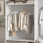 Space Saving Hangers for Clothes: 3 Pack 12 inch Magic Hanger Closet Organizer Metal Heavy Duty Hangers for Shirt Coat Pants Skirt Sorting Storage - Gold - Image 5