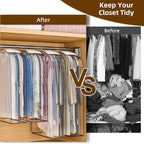Clear Garment Bags for Hanging Clothes, 4-Pack, 2x40"+2x50" - Image 6